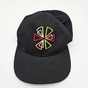 Cicis Pizza Embroidered Logo Baseball Cap Black